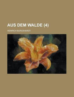 Book cover for Aus Dem Walde (4 )