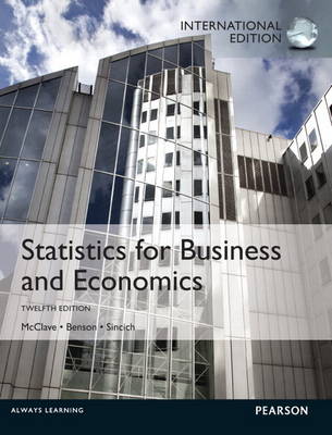 Cover of Statistics for Business and Economics, plus MyStatLab with Pearson eText
