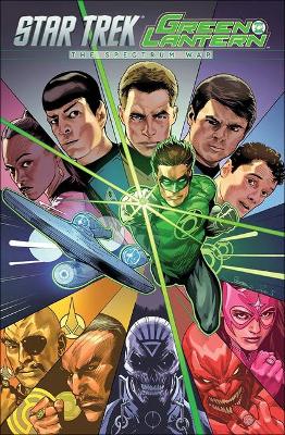 Book cover for Star Trek / Green Lantern: The Spectrum War