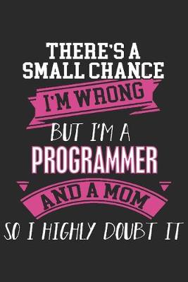 Book cover for There's small chance i'm wrong but i'm a programmer and a mom so highly doubt it