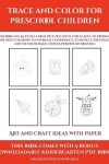 Book cover for Art and Craft ideas with Paper (Trace and Color for preschool children)