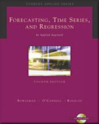 Book cover for Forecasting, Time Series, and Regression (with CD-ROM)