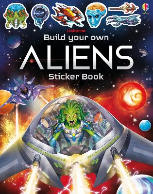 Book cover for Build Your Own Aliens Sticker Book