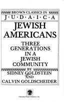 Book cover for Jewish-Americans