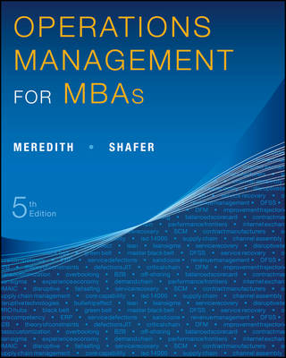 Book cover for Operations Management for MBAs