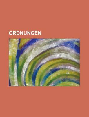 Book cover for Ordnungen