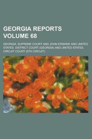 Cover of Georgia Reports Volume 68