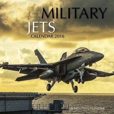 Book cover for Military Jets Calendar 2016