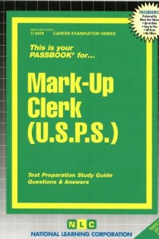 Cover of Mark-Up Clerk (U.S.P.S.)