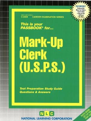 Book cover for Mark-Up Clerk (U.S.P.S.)