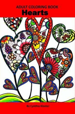 Cover of Adult Coloring Book: Hearts