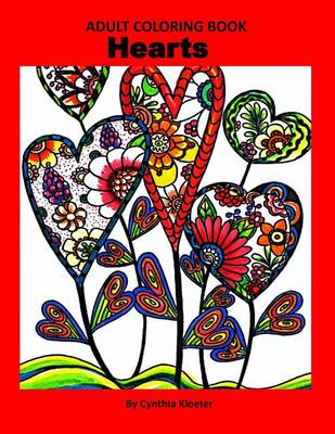 Cover of Adult Coloring Book: Hearts