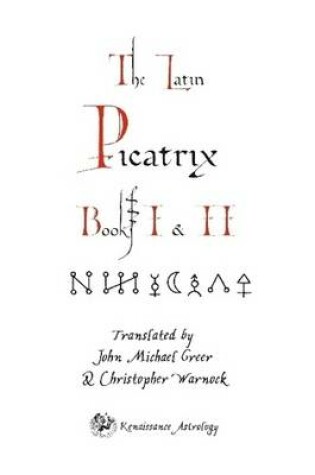 Cover of Picatrix Books I & II: Astrological Magic