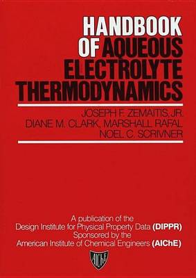 Book cover for Handbook of Aqueous Electrolyte Thermodynamics