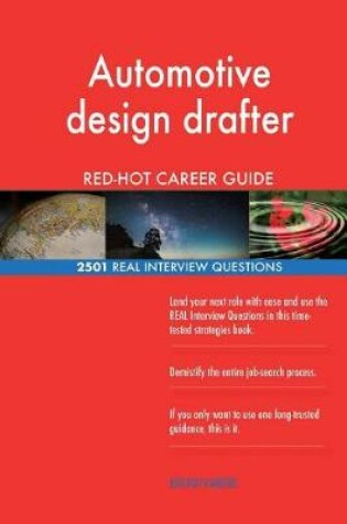 Cover of Automotive design drafter RED-HOT Career Guide; 2501 REAL Interview Questions