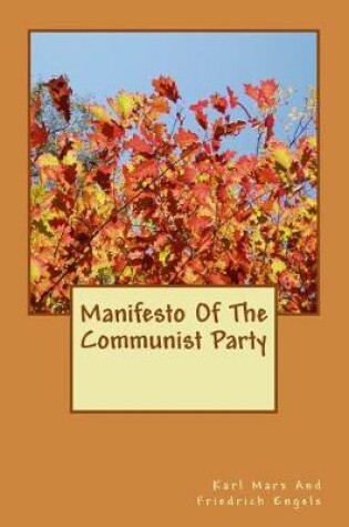 Cover of Manifesto Of The Communist Party