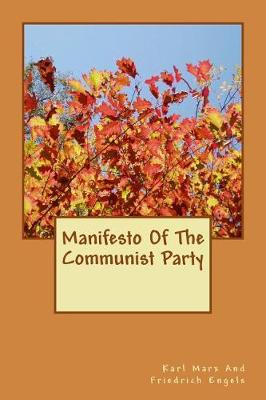 Book cover for Manifesto Of The Communist Party