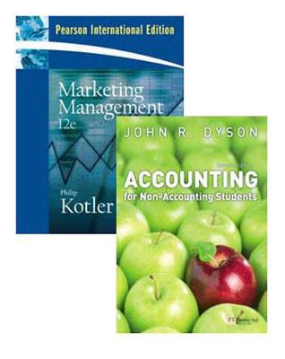 Book cover for Valuepack:Marketing Management:International Edition/Accounting for Non-Accounting Students