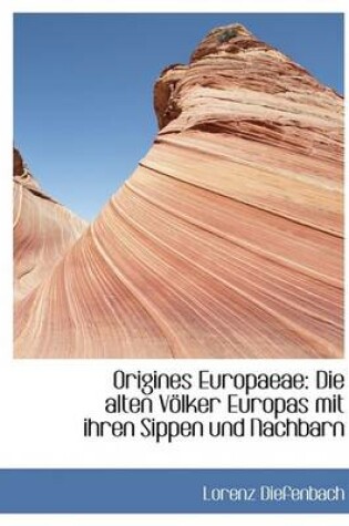 Cover of Origines Europaeae