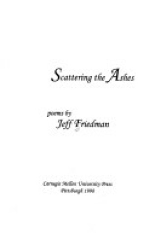 Cover of Scattering the Ashes