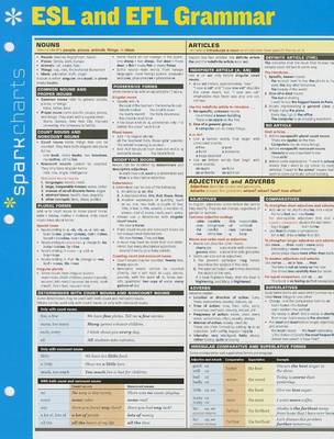 Book cover for ESL and EFL Grammar SparkCharts