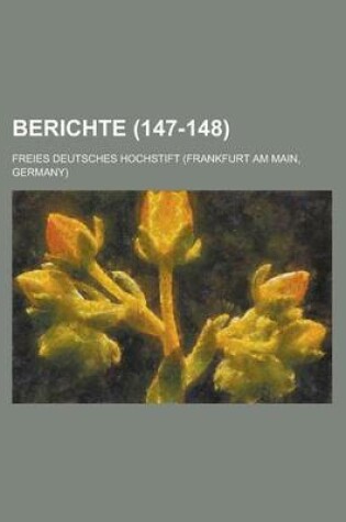 Cover of Berichte (147-148)