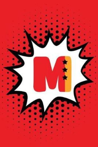 Cover of Superhero Comic Book 'M' Monogram Journal