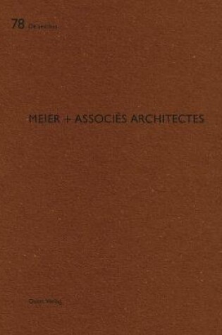 Cover of meier + associes architectes