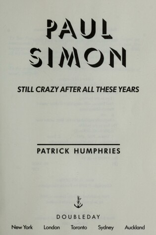 Cover of Paul Simon