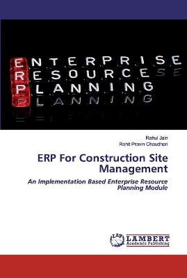 Book cover for ERP For Construction Site Management