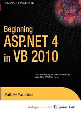 Book cover for Beginning ASP.Net 4 in VB 2010