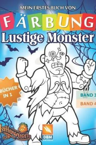 Cover of Lustige Monster - 2 bücher in 1 - (Band 3 + Band 4)