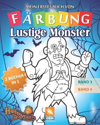 Book cover for Lustige Monster - 2 bücher in 1 - (Band 3 + Band 4)