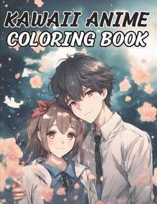 Book cover for Anime Coloring Book for Girls