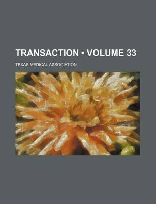 Book cover for Transaction (Volume 33)