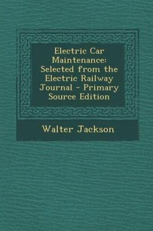 Cover of Electric Car Maintenance