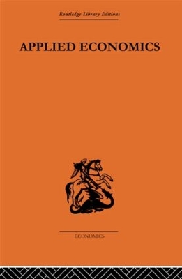 Book cover for Applied Economics