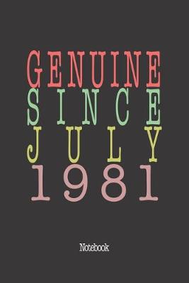 Book cover for Genuine Since July 1981