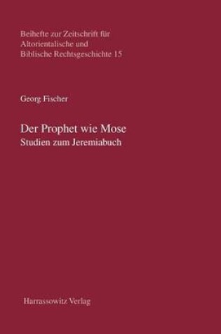 Cover of Der Prophet Wie Mose