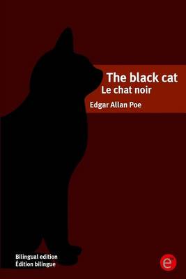 Book cover for The black cat/Le chat noir