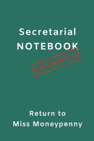 Cover of Miss Moneypenny Secretarial Notebook