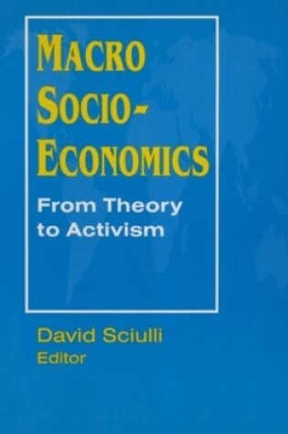 Cover of Macro Socio-economics: From Theory to Activism