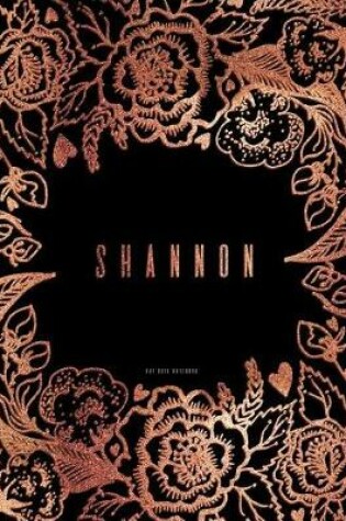 Cover of Shannon Dot Grid Notebook