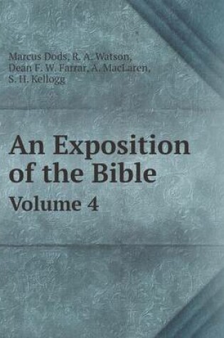 Cover of An Exposition of the Bible Volume 4