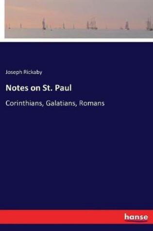 Cover of Notes on St. Paul