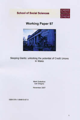 Cover of Sleeping Giants: Unlocking the Potential of Credit Unions in Wales