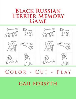 Book cover for Black Russian Terrier Memory Game