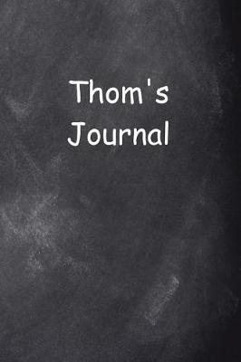 Cover of Thom Personalized Name Journal Custom Name Gift Idea Thom