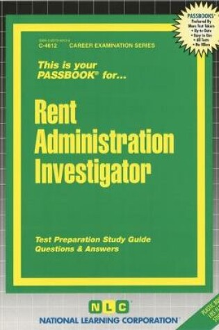 Cover of Rent Administration Investigator