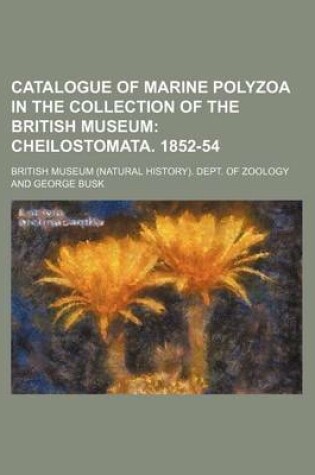 Cover of Catalogue of Marine Polyzoa in the Collection of the British Museum